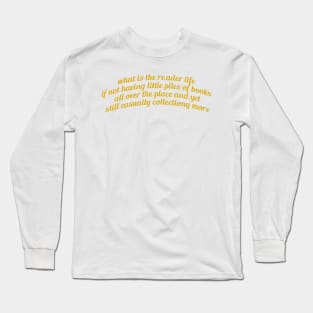 The Reader Life Long Sleeve T-Shirt